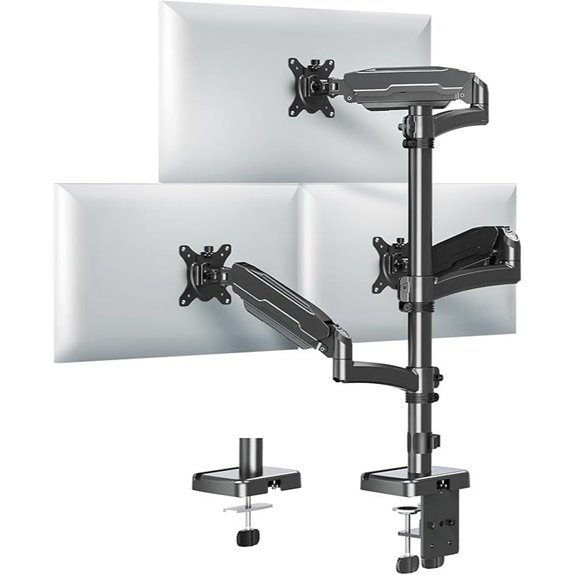 Triple Monitor Mount for 32-inch Screens