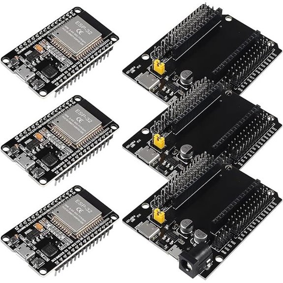 ESP32 Development Board 3 Pack with GPIO and USB