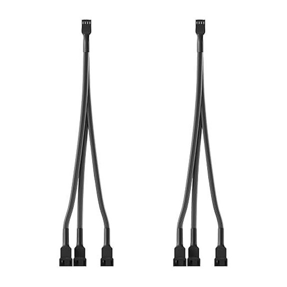 3-Way PWM Fan Splitter Cable (2 Pack)