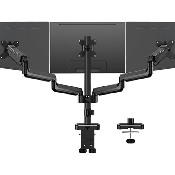 MountUp Triple Monitor Mount for 17-32 inch Screens