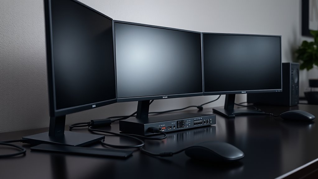triple monitor support features