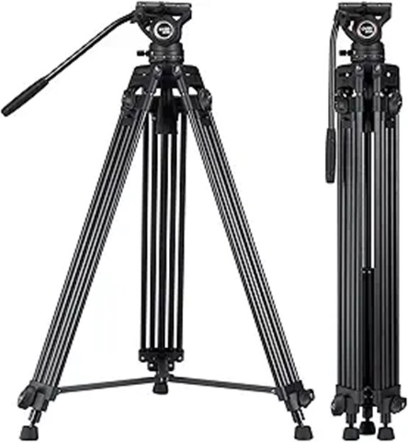 Cayer BV30L Tripod System with Fluid Head