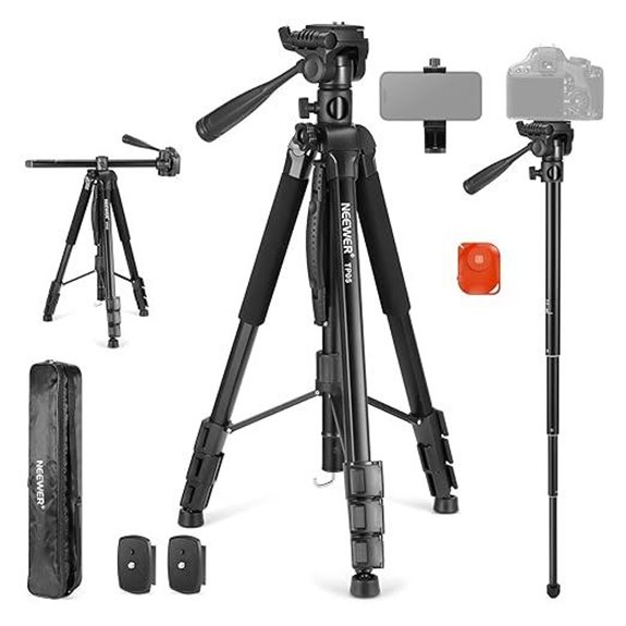 NEEWER 74 Tripod & Monopod with Remote