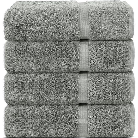Chakir Turkish Linens 4-Piece Cotton Bath Towels