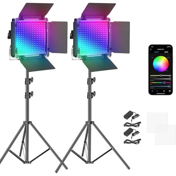 NEEWER 660 PRO RGB LED Video Light Kit (2-Pack)