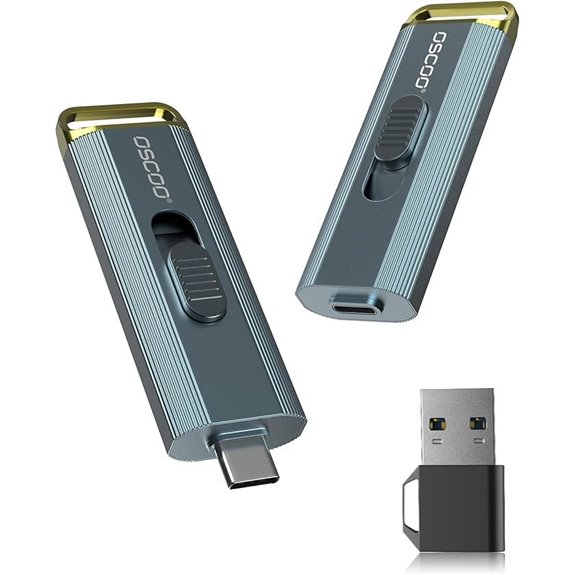 2TB Portable SSD with USB-C & USB-A