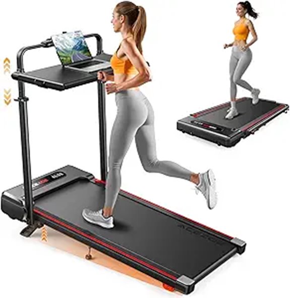 3-in-1 Under Desk Treadmill with Workstation