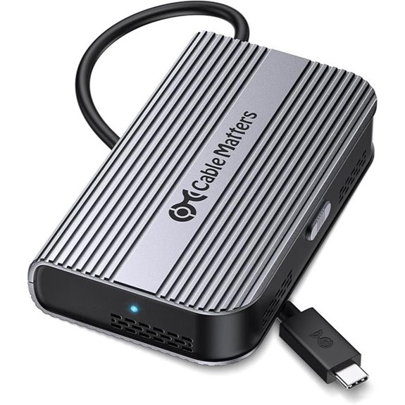 Cable Matters USB4 Thunderbolt 4 NVMe SSD Enclosure