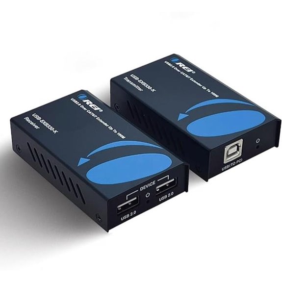 OREI USB 2.0 Over Ethernet Extender (Up to 330 Feet)