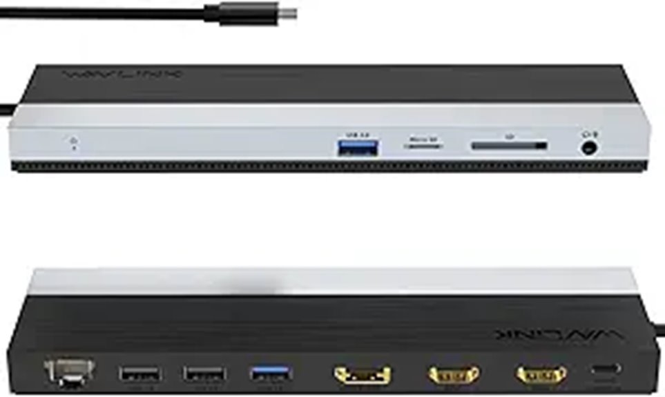 WAVLINK USB-C Docking Station with Triple Display