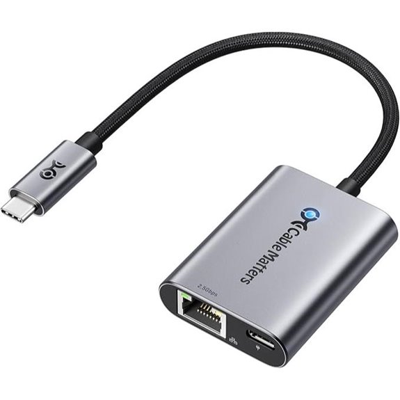 Cable Matters USB C to 2.5Gb Ethernet Adapter