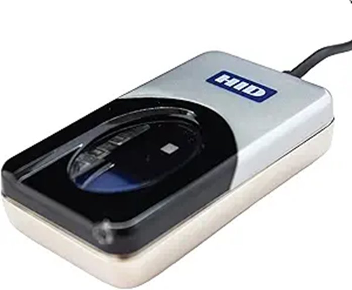 HID DigitalPersona URU4500 USB Fingerprint Reader Biometric IDCS Soft,