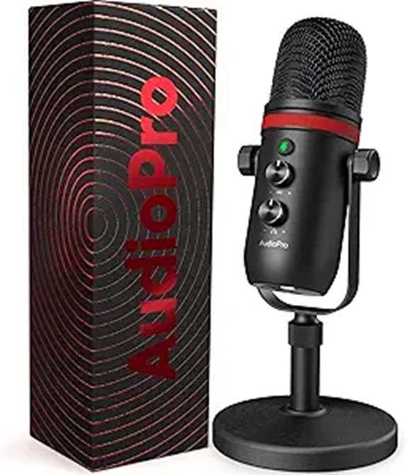 AUDIOPRO USB Microphone for Streaming and Recording