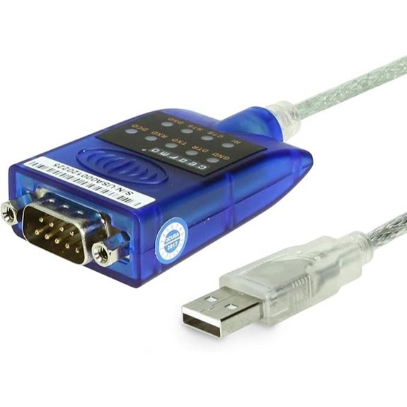 Gearmo USB to Serial RS-232 Adapter with LED Indicator Indicator