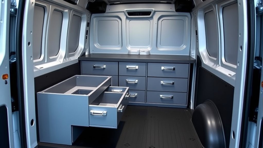 van drawer system considerations