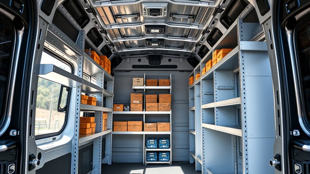 van shelving compatibility and durability