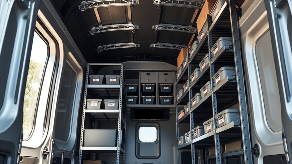 van shelving compatibility and durability