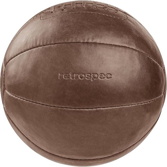 Core Weighted Medicine Ball with Vegan Leather Grip