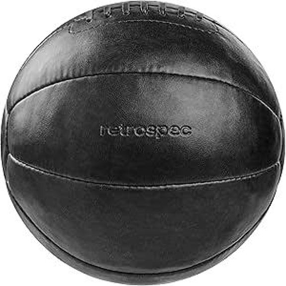 Core Weighted Medicine Ball with Vegan Leather Grip