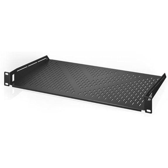 AC Infinity Vented 1U Rack Shelf 10 Deep