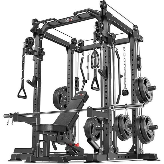 Multi-Function Power Rack with Attachments
