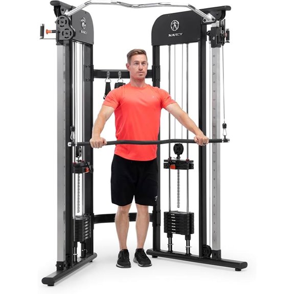 Marcy Multi-Functional Home Gym Trainer with 200 lb Weights
