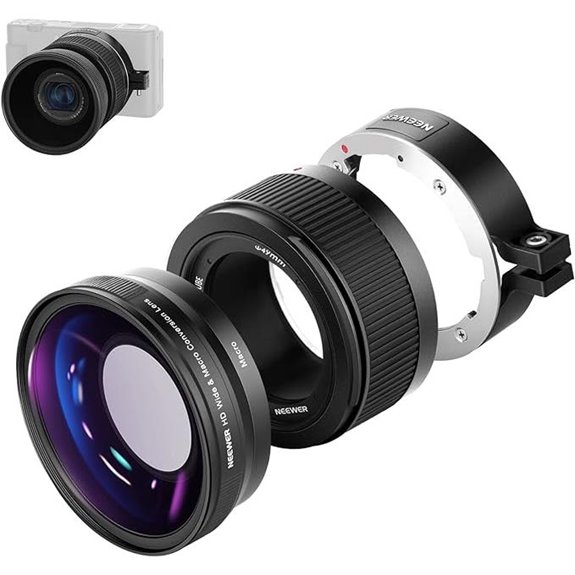 NEEWER 2-in-1 Wide Angle & Macro Lens for Sony ZV1