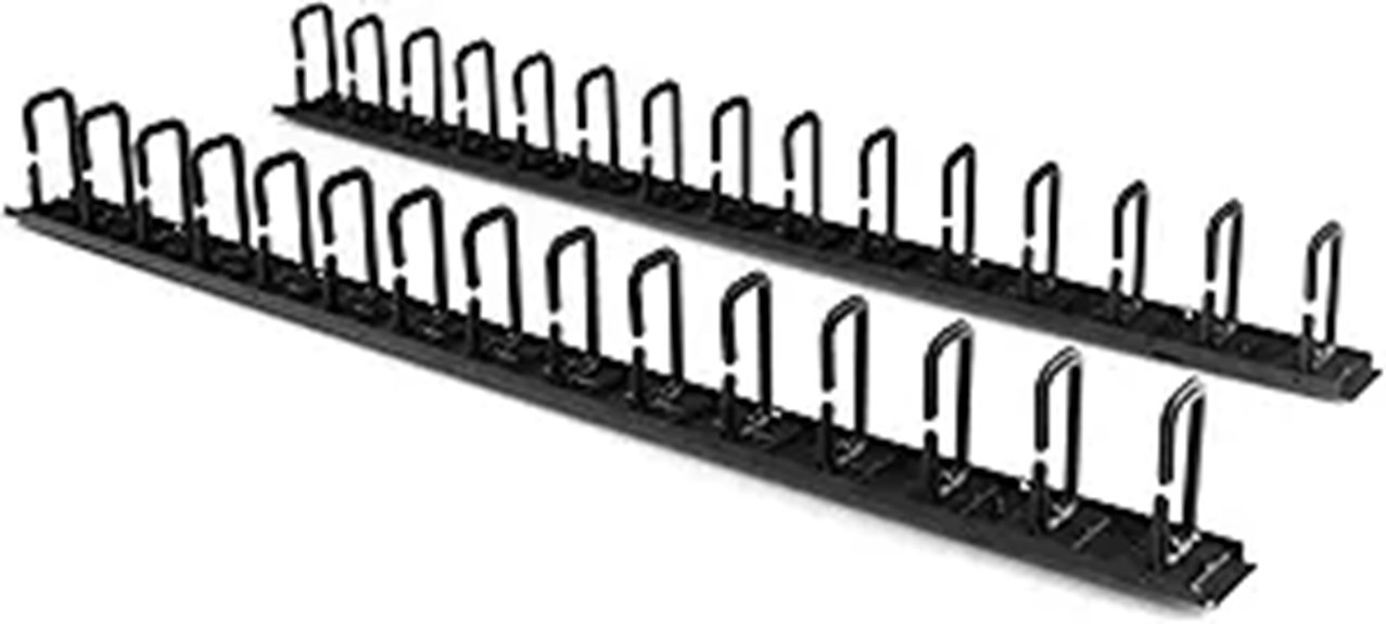 StarTech Vertical 40U Server Rack Cable Organizer