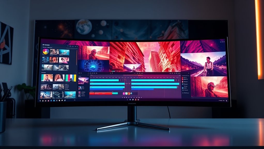 video editing ultrawide monitor