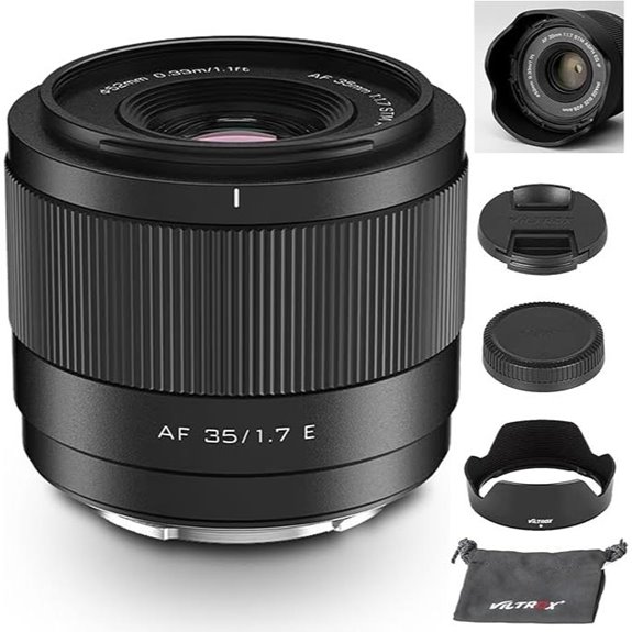 VILTROX 35mm F1.7 E-Mount Prime Lens for Sony