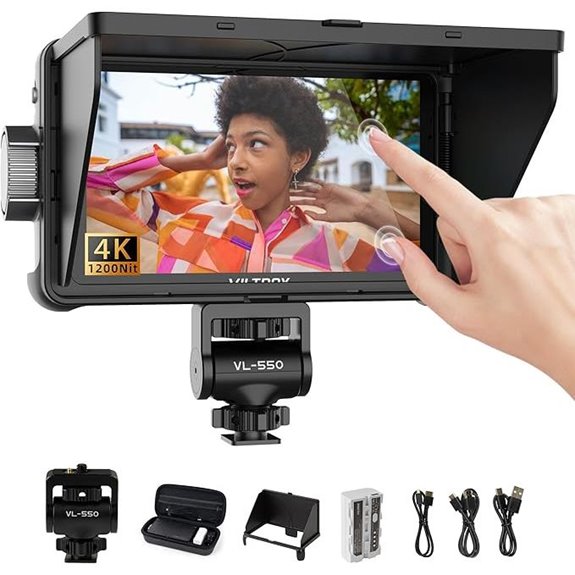 VILTROX DC-550 4K Touchscreen Camera Field Monitor