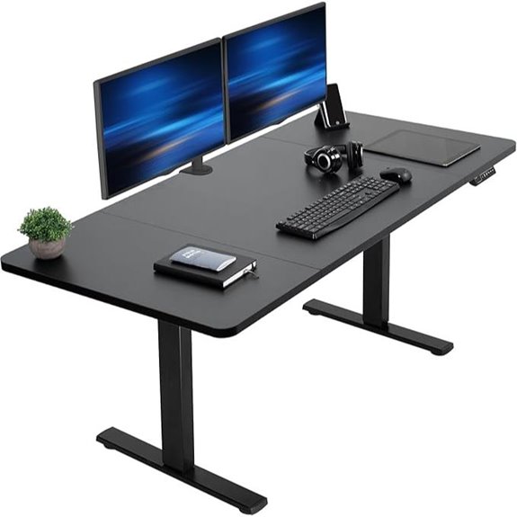 VIVO Electric Standing Desk 60x30 Memory Adjustment
