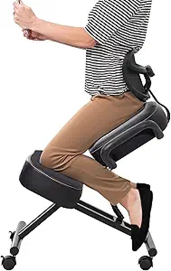 VIVO DRAGONN DN-CH Kneeling Chair Metal Black One Size Fits All