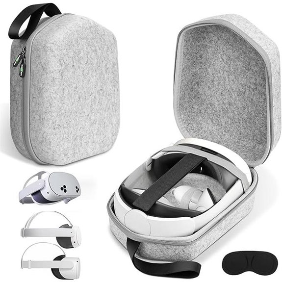 Meta Quest 3 & Oculus Quest 2 VR Headset Carrying Case