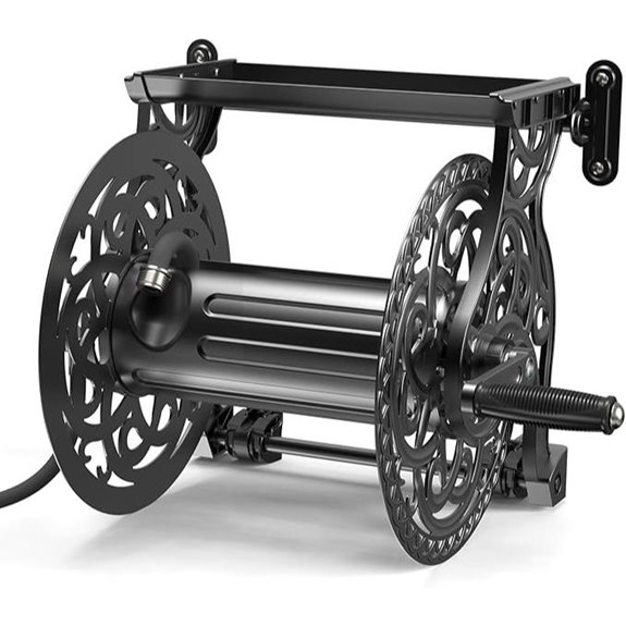 Garden Hose Reel Wall Mount for 135 ft Hose