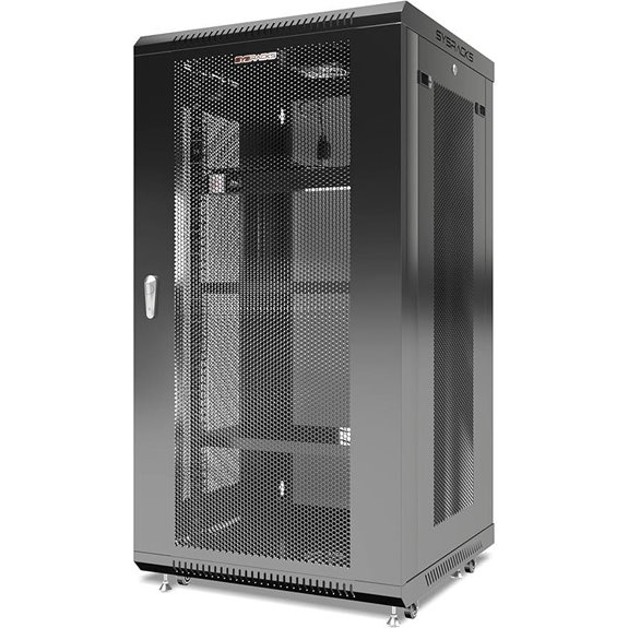 Sysracks Wall Mount Server Rack with Fan and Shelf
