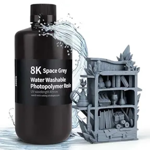 ELEGOO 8K Water Washable 3D Printer Resin