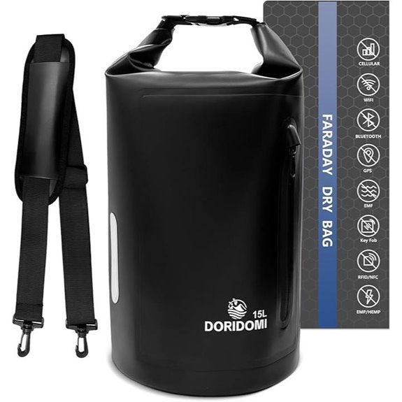 Faraday EMP Bag 15L Waterproof Backpack with Pockets