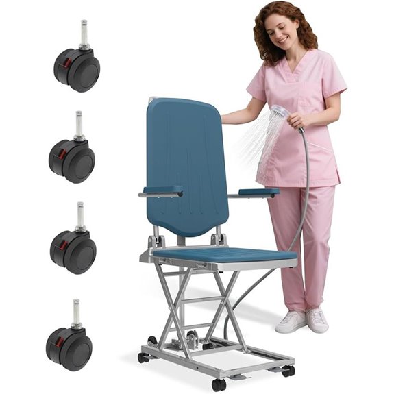 Aluminium Electric Lift Chair for Seniors Waterproof Foldable