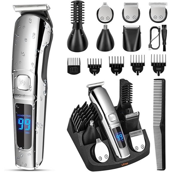 Ufree Beard Trimmer for Men Waterproof Grooming Kit