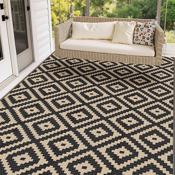 Mattitude Waterproof Outdoor Rug 5x8 Ft