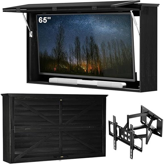 GDLF Outdoor 65-Inch Weatherproof TV Enclosure