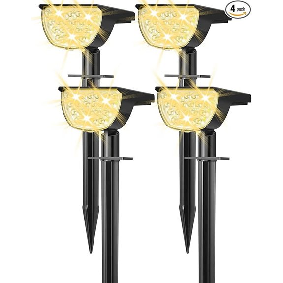 weatherproof solar lighting set