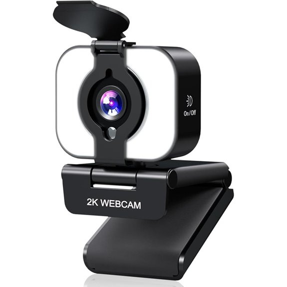 MELCAM 2K Webcam with Microphone and Privacy Cover
