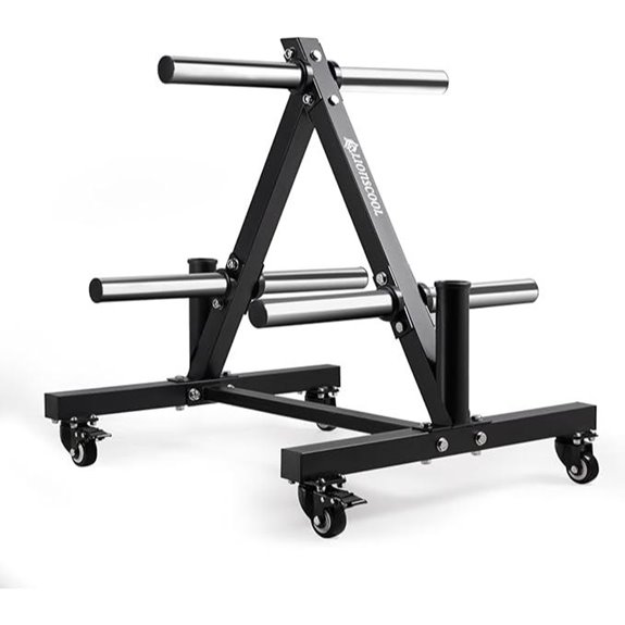 LIONSCOOL Olympic Weight Plate Tree & Barbell Holders