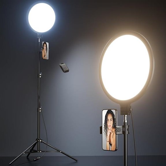 Weilisi 10.5 Ring Light Kit with Tripod