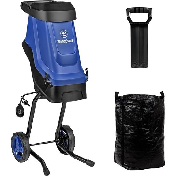 Westinghouse Electric Mulcher Shredder with Bag