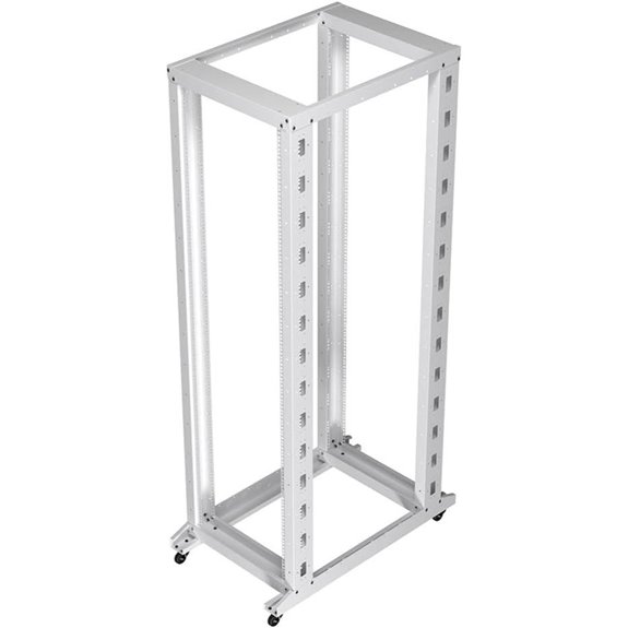 NavePoint 42U Open Frame Server Rack (White)