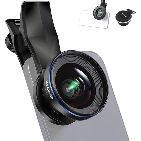 NEEWER 18mm 0.5X Wide Angle Lens with Adapter