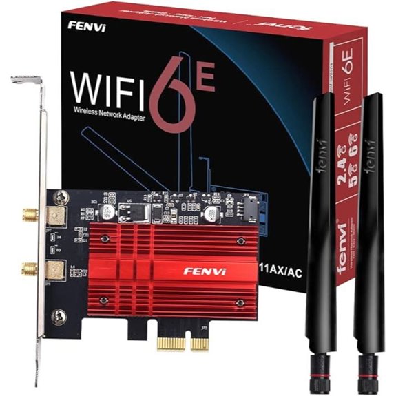 WiFi 6E PCIe Network Card with Bluetooth 5.3